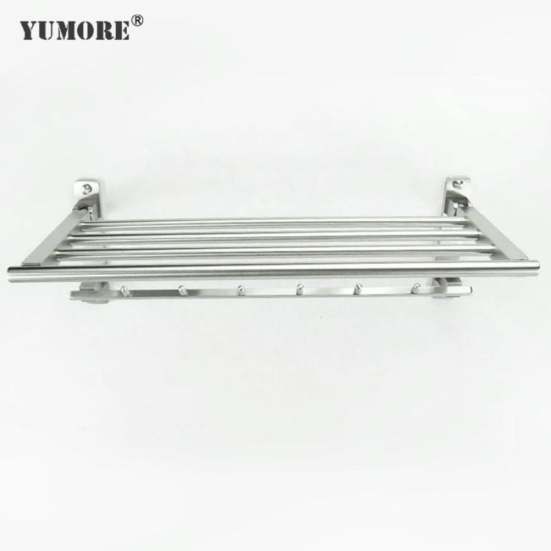 Heavy Duty Shower Room Stainless Steel Metal Chrome Towel Rack