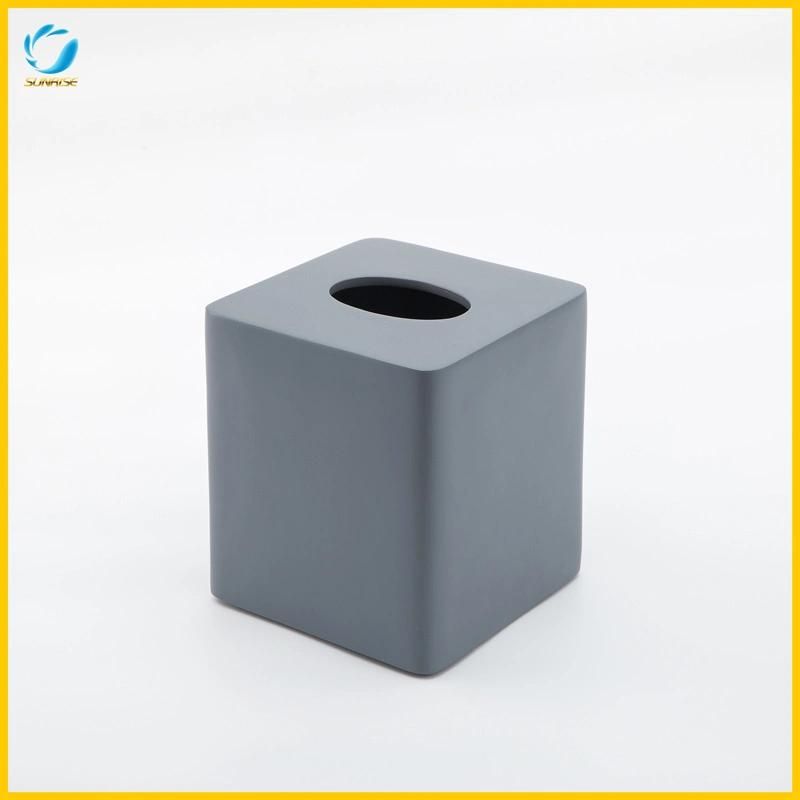 New Arrival Hotel Matt Stone Square Tissue Box