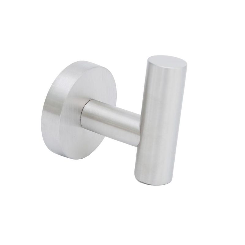 Stainless Steel 304 Big Round Base Single Robe Hook (06-1206)