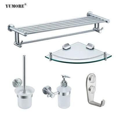 Wholesale SUS304 Stainless Steel Bathroom Accessory Fittings Hardware Bathroom Set