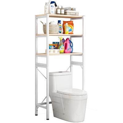 Bathroom Shelves Over Toilet Towel and Paper Rack