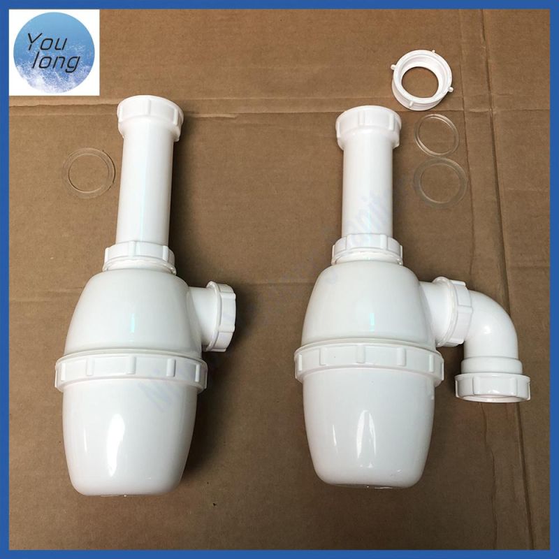 High Quality Sink Plumbing Plastic Siphon 1.1/2 Bottle Trap to Chile
