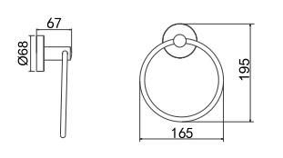 Big Sale Bathroom Accessories Stainless Steel Rose Gold Towel Ring