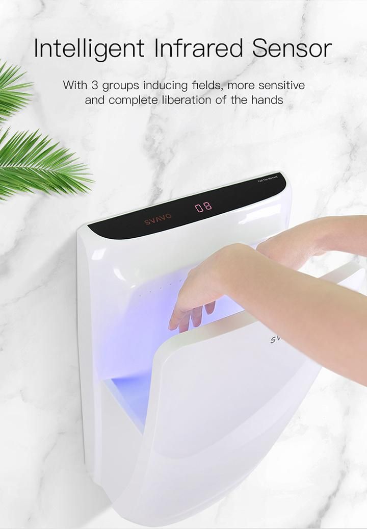 High Speed Professional ABS Automatic Airblade Hand Dryers