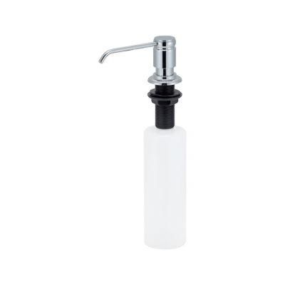 New Design 500ml 1000ml Flushbonading Style Brass Material Chromed Plating Kitchen Sink Press Pump Soap Dispenser