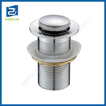 1.1/4 Brass Pop up Basin Drain with Small Cap