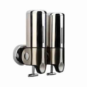 500ml*2 Stainless Steel Wall-Mountained Liquid Soap Dispenser