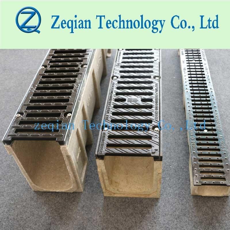 Polymer Drain Trench with Ductile Cover for Road and Industry