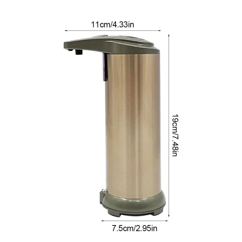 Ready to Shipping Smart Mini Desktop Hand Stainless Steel Sanitizer Dispenser Touchless Soap