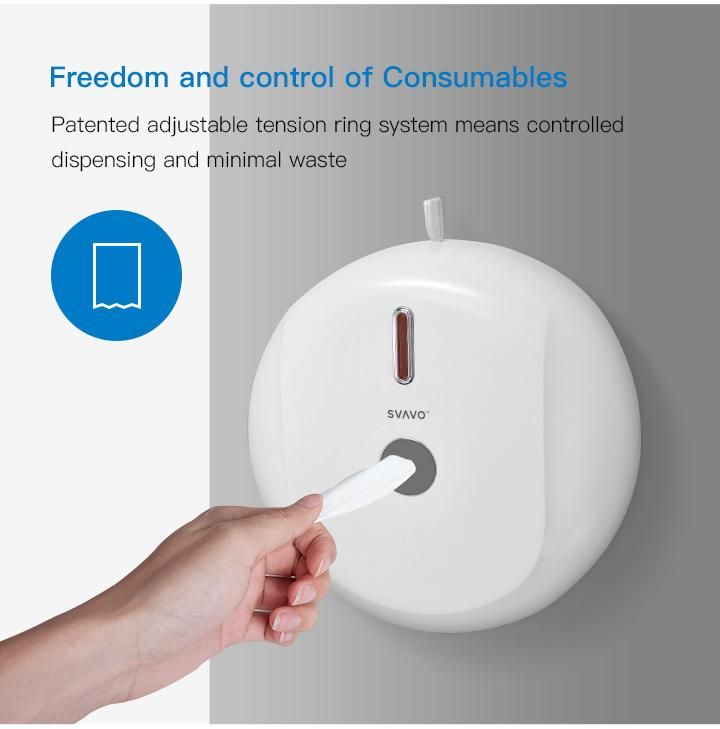 Svavo New Coming Plastic Center Pull Toliet Tissue Dispenser