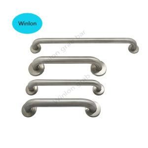 Stainless Steel Chromeplated Bathroom Shower Toilet Safety Grab Handle Bar with Soap Basket