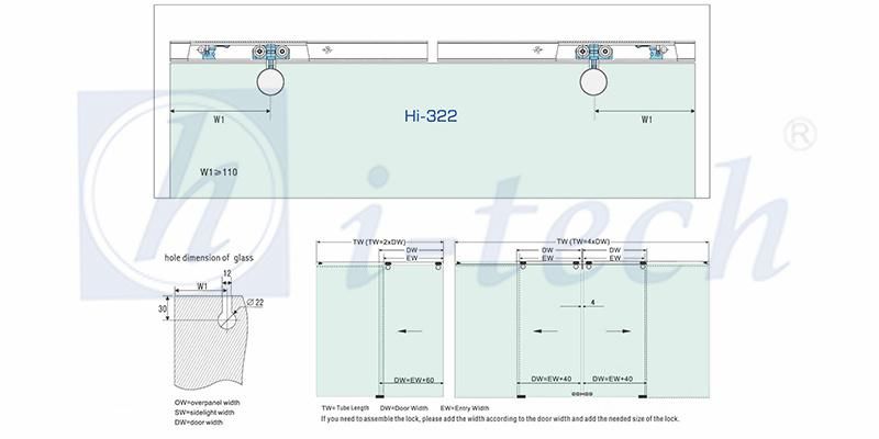 Hi-322 Stainless Steel Hanger Wheel for Glass Door