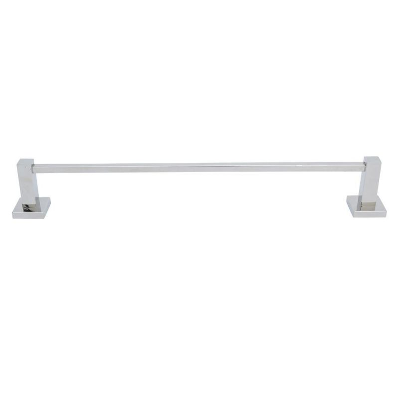 Diamond Shaped Base Two Cross Rail Towel Rail (06-1109)