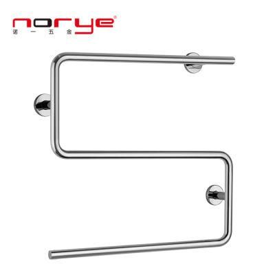 S Series Bathroom Heated Towel Rail Towel Bar Wall Mounted Stainless Steel