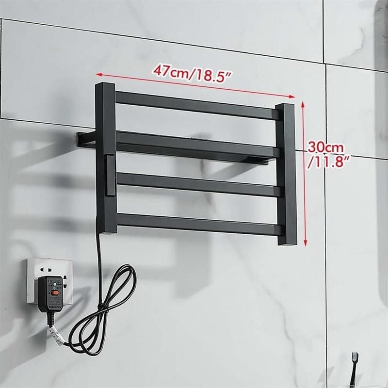 Intelligent Towel Shelf Hanging Hook Remove Moisture Towel Warming Rack for Bathroom