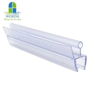 Shower Door Waterproof PVC Weather Strip Plastic Seal Strip for Glass