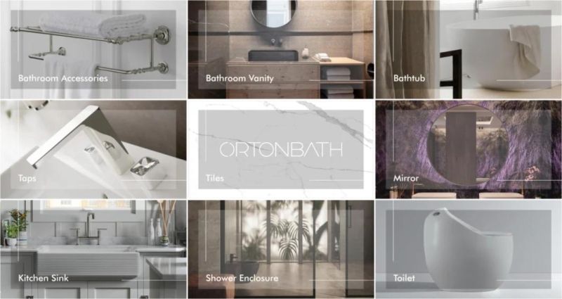 Ortonbath Hotel Bath Bathroom Hardware Kit Set Includes 24 Inches Adjustable Towel Bar, Toilet Paper Holder, Towel Ring Bathroom Accessories