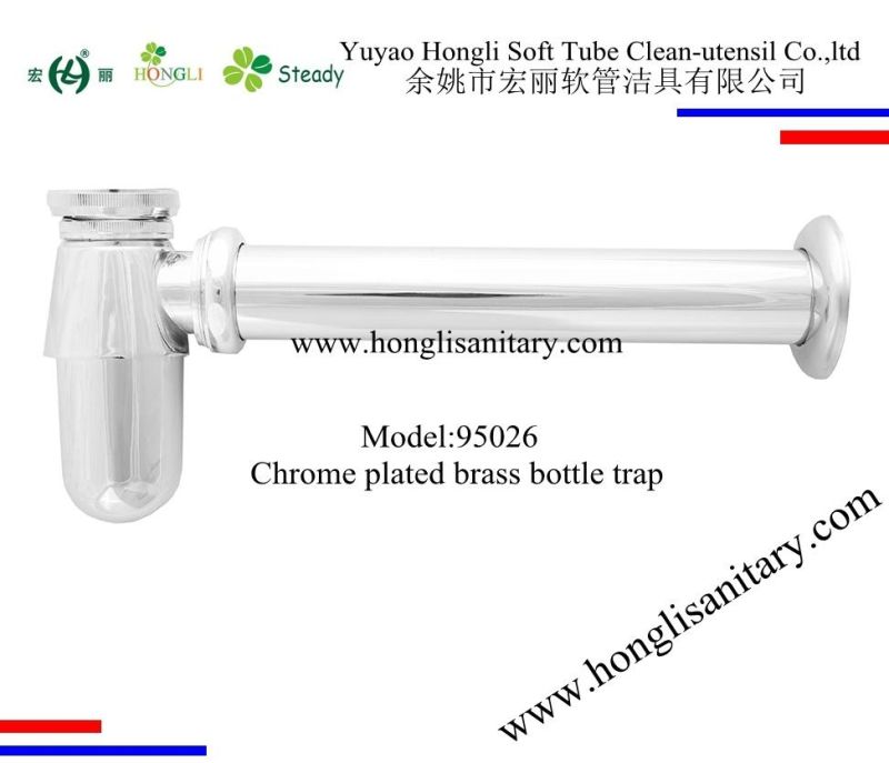95027 Plastic Drain Waste Trap with Lifting and Overflow Function