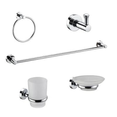 New Hotel&Home Design Zinc Toilet Bathroom Accessories Shower Bathroom Accessories 6 Pieces Set