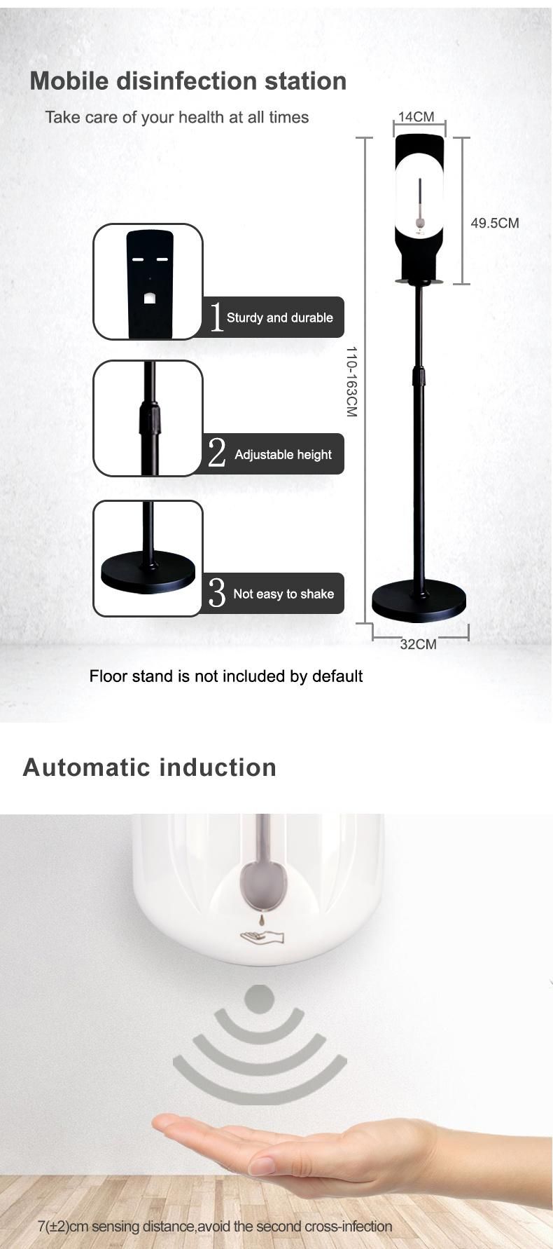Saige 1100ml Wall Mounted Plastic Touchless Sensor Automatic White Hand Soap Dispenser
