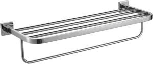 Wall-Mounted Towel Holder Shelf 304 Stainless Steel Towel Rack