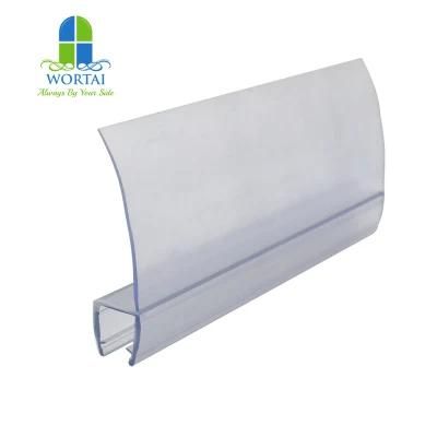 H Shape with Soft PVC Ruber Seal Strip for Bathroom Glass Dooor Seal