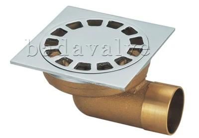 Brass Chroming Deodorant Floor Drain