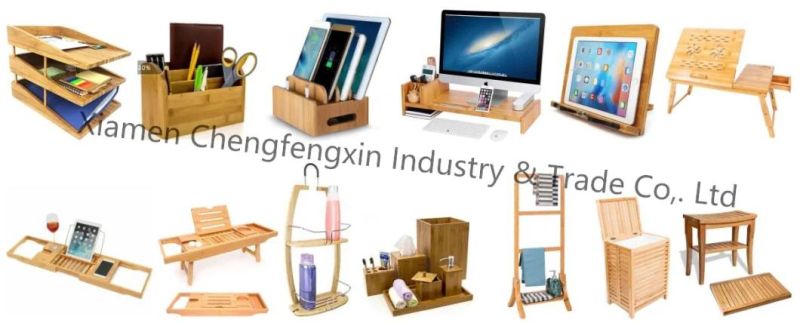 Living Room or Bathroom 4-Slot Electric Bamboo Toothbrush Holder