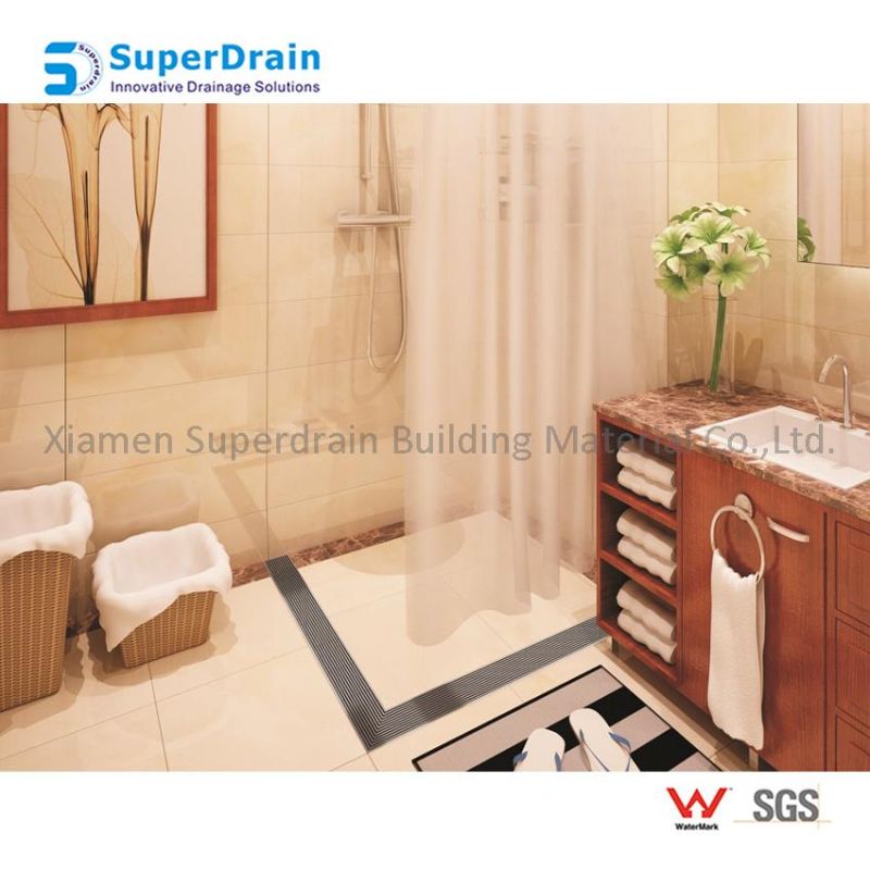 China Supplier Custom Made Right Angle Shower Drainage