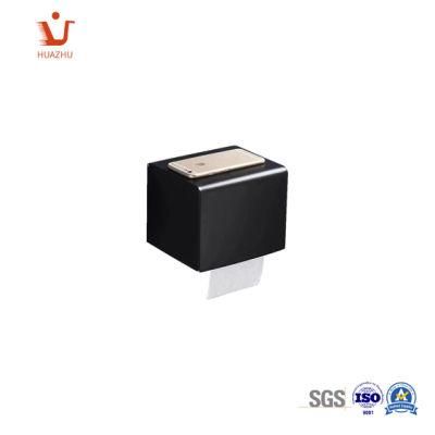 SS304 Toilet Tissue Holder Paper Holder Modern Black Series Chinese OEM Supplier