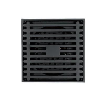 Black Basin Drainer Bathroom Floor Drain Concealed Water Floor Drainer