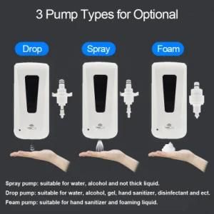 1000ml Touchless Wall Mount Hands Free Auto Sensor Automatic Hand Sanitizer Liquid Gel Soap Dispenser