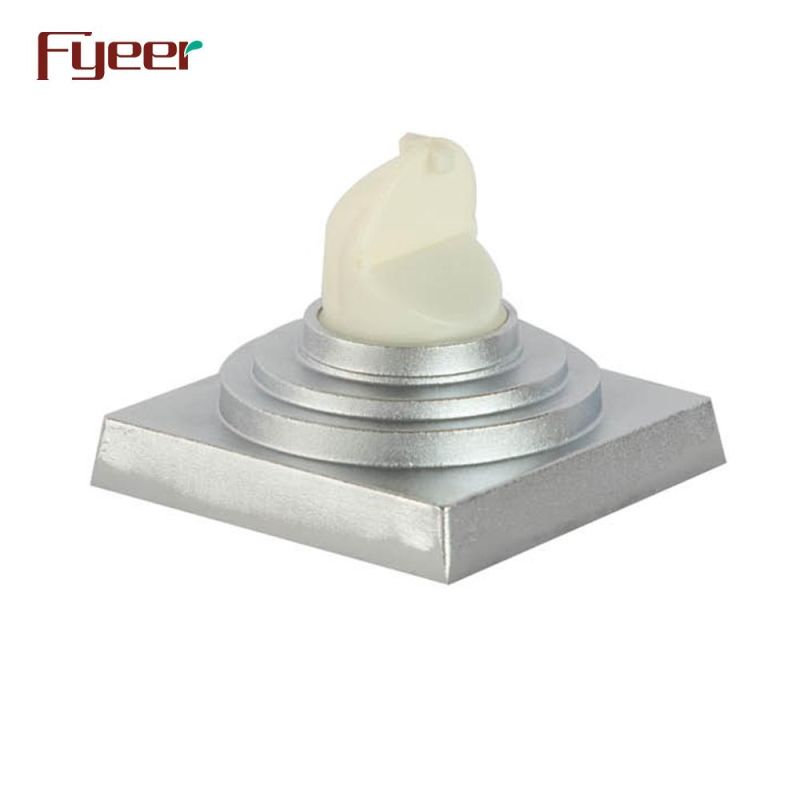 Fyeer 4 Inch Solid Brass Square Floor Drain