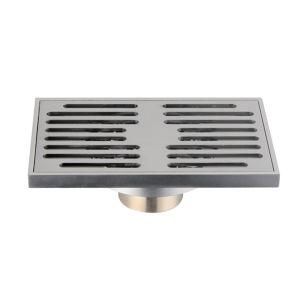 Brush Nickel Brass Floor Drain