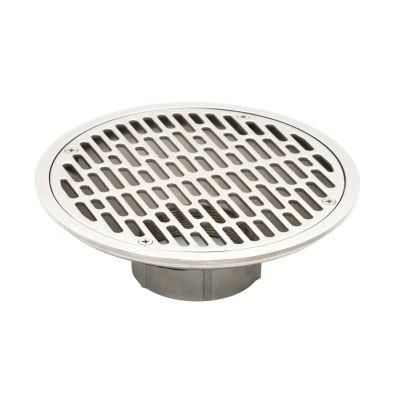 Sanitary Ware Hot Stainless Steel Floor Drain with Screw