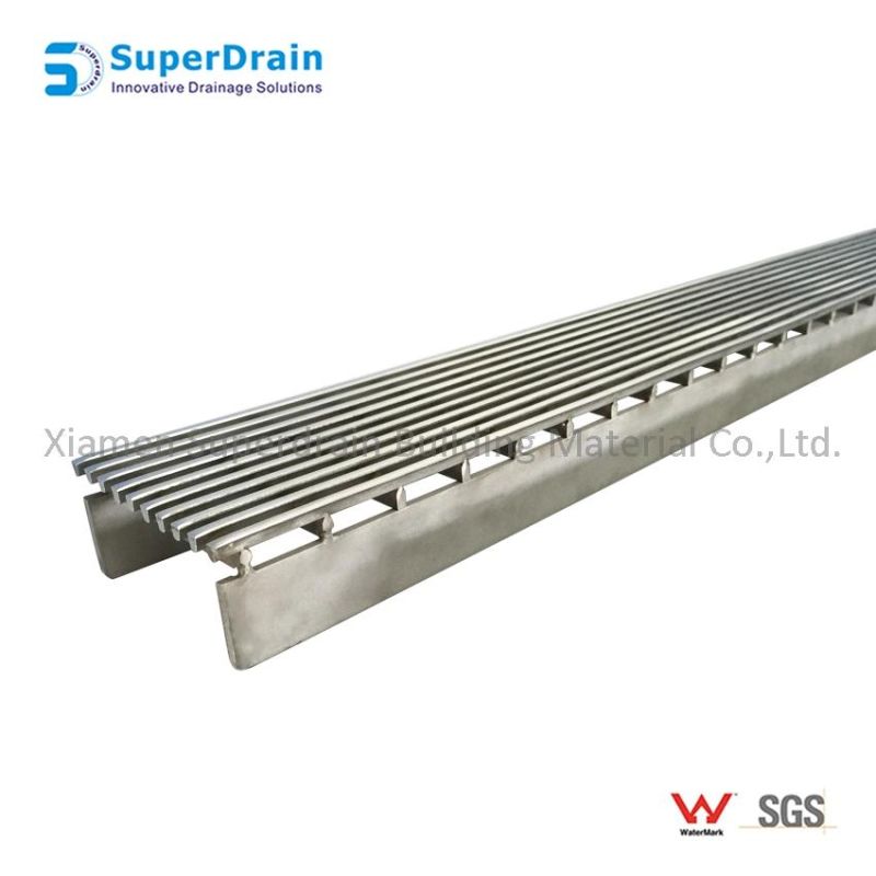 Stainless Steel Bathroom Drainage Automatic Airtight Floor Drain Line Shower Rectangular Shower Drains