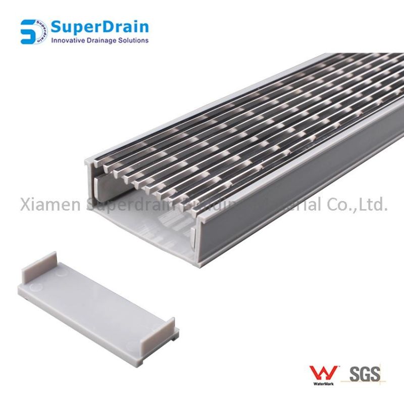 Sdrain Wedge Wire Grate with UPVC Channel Invisible Drain