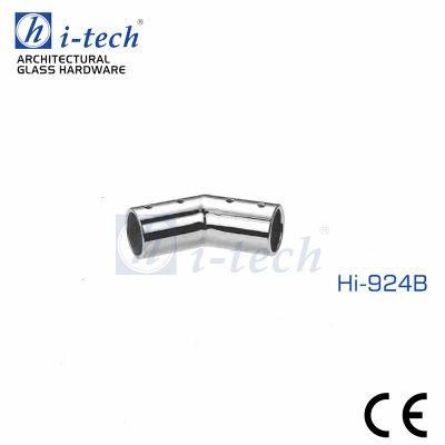 Hi-924b Frameless Glass Support Bar Fitting Brass Glass Clamp Connector
