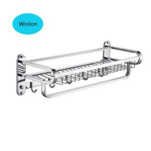 Stainless Steel Wall Mounted Retractable Towel Rack with Clothes Hook Bathroom Expandable Laundry Drying Rack Towel Shelf