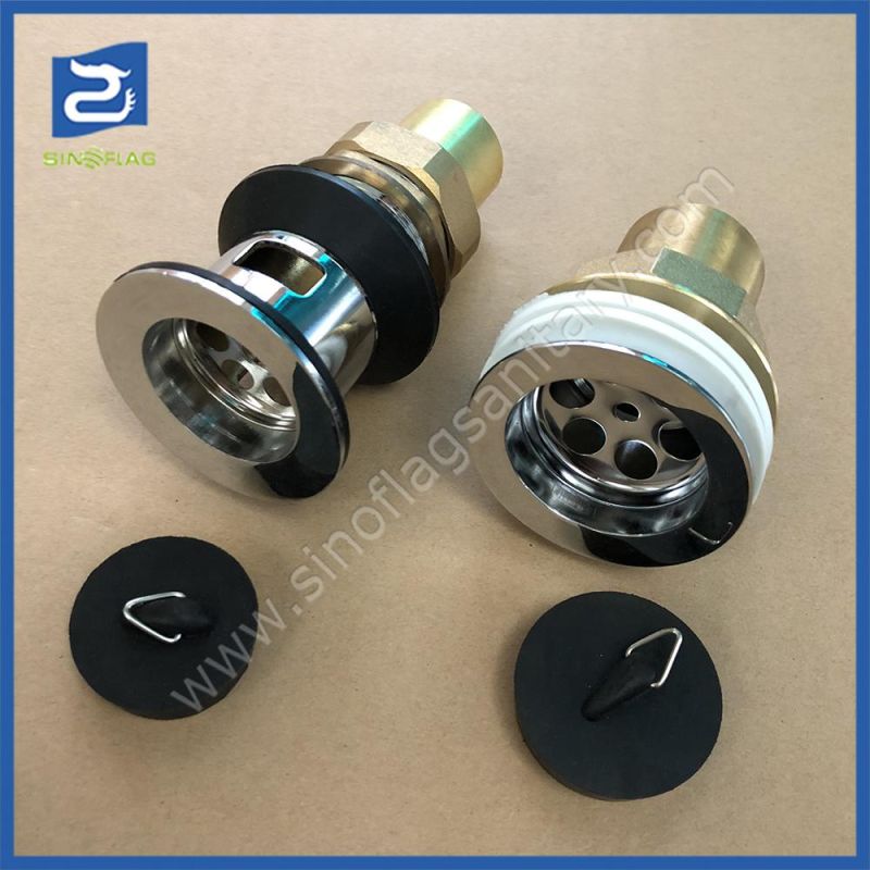 1.1/2 Bathroom Brass Bathtub Plug Waste Bathtub Siphon