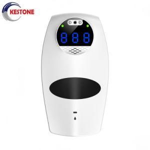 2021 New Hand Sanitizer Machine Disinfection Dispenser with Thermometer Automatic Voice Broadcast