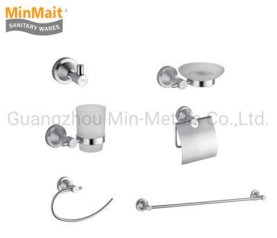 Stainless Steel High Quality Luxury Bathroom Accessories Set Mx-8100