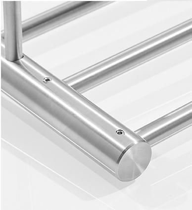 Stainless Steel Wall Mounted Double Towel Rack Bathroom Pendant