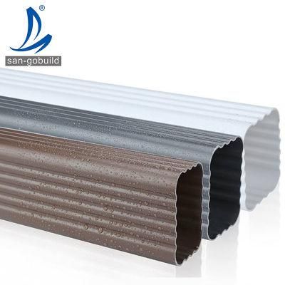 PVC Roofing Sheets Accessories PVC Rain Gutters Downspouts Gutter for Roof