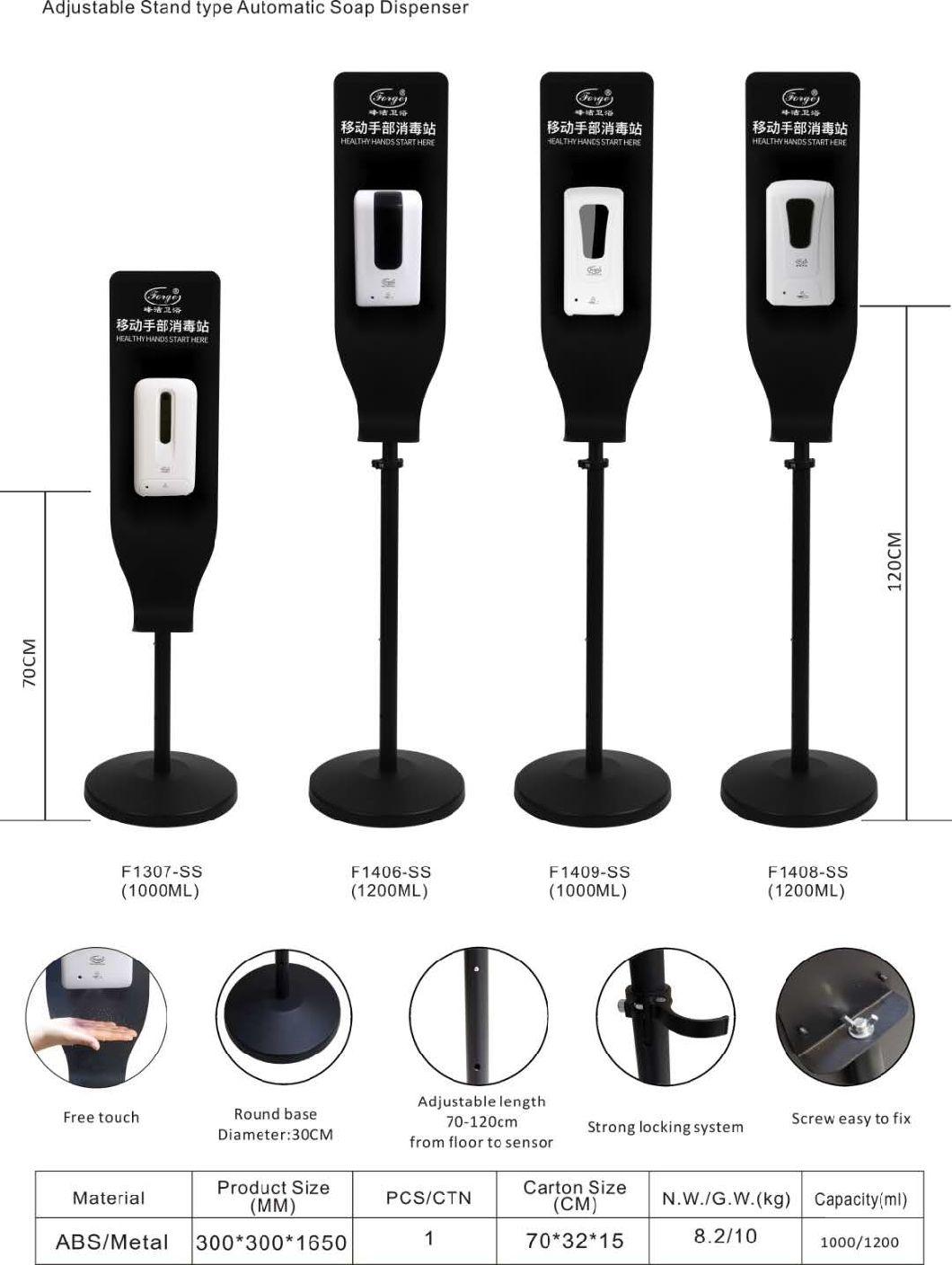 Floor Standing Sanitizer Dispenser Bandeja Desinfectante