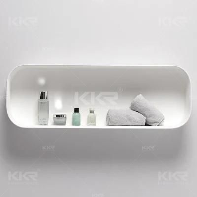 Recessed Wall-Mounted Solid Surface Shelf Bathroom Wall Shelf