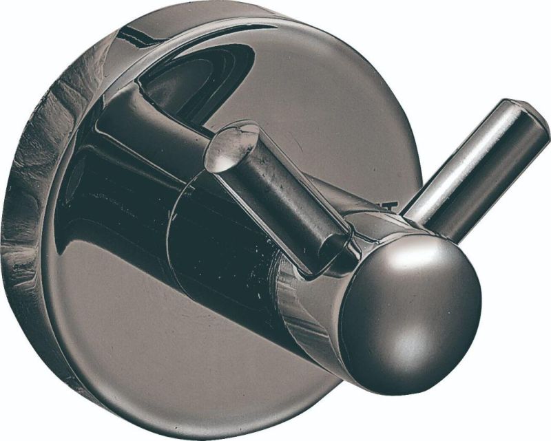 Big Sale Bathroom Accessories Stainless Steel Mirror Black Robe Hook