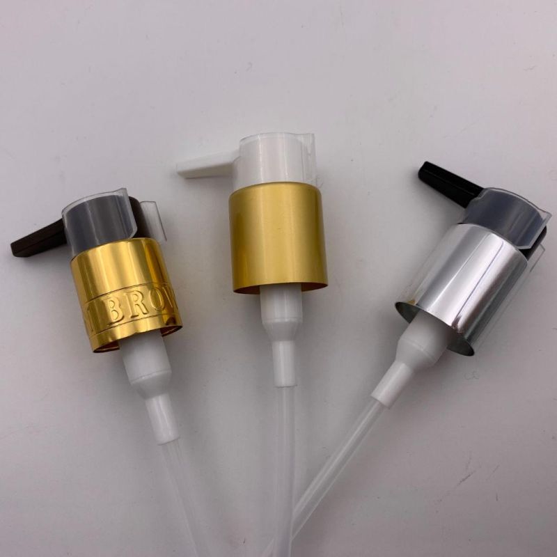 24mm Long Nozzle Gold /Sliver Cream Pump with Clip