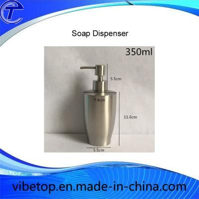 350ml Stainless Steel Bathroom Soap Dispenser Toilet Hotel