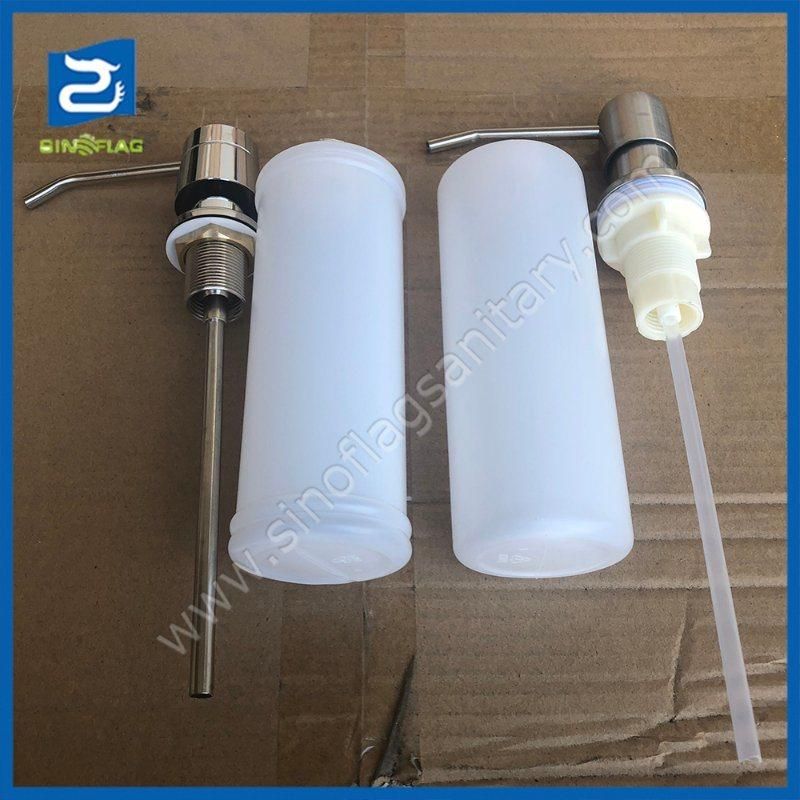 Manual Plastic Liquid Soap Dispensers for Kitchen Sink High Quality Liquid Soap Dispensers